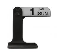 Beleda Flip Perpetual Calendar, Desk Calendar 2024-2025 For Daily Office Home Decor Desk Ornament Desk Accessories Home Office Decor Monthly Weekly Daily Desktop Perpetual Calendar (Black)