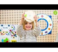 Beleduc educational toy Plug it - Storage Set -Triangle multicolor