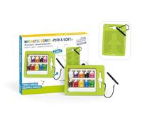 Beleduc Magnetic Board "Colours & Counting" - Can be Played on Both Sides - Magnetic Educational Game from 3 Years - Fine Motor Skills & Colour Sorting Game - Montessori Inspired Toy - Preschool