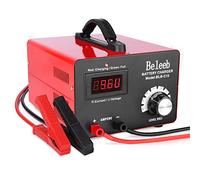 Beleeb C15 Multiple Voltage Battery Charger 6V 8V 12V 24V Lifepo4 Lithium Lead-Acid Batteries, 15A Automotive Car Battery Charger and Desulfactor for Golf Cart Cutter