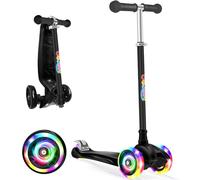 BELEEV A5 Scooter for Kids Age 3-12, Light up Wheels & 4 Adjustable Height