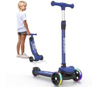 BELEEV A8 Foldable Scooter for Kids Ages 3-12, Light up Wheels