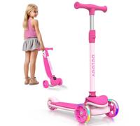 BELEEV A8 Foldable Scooter for Kids Ages 3-12, Light up Wheels