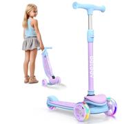 BELEEV A8 Foldable Scooter for Kids Ages 3-12, Light up Wheels