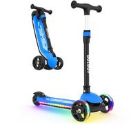 BELEEV A9 Foldable Scooter for Kids Ages 3-12, Light-Up Wheels & Deck