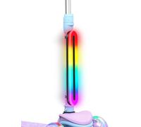 BELEEV LED Scooter Frame Light for Night Riding, 11 Flashing Effects, Battery Powered, Fits Bicycles Electric Kick Scooters, Cool Bike Accessory for Adult, Kids & Teens, Ideal for Riding Camping