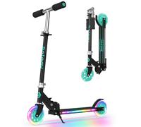 BELEEV V1Plus Folding Scooter for Kids Ages 3-12, Light-Up Wheels & Deck