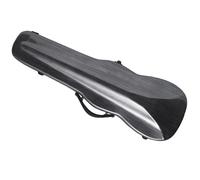 BELELUCKY Violin Case Carbon Fiber Violin Case Box with Buckle, Waterproof, Cushioned Cotton, Hygrometer Violin Case(Dark Grey)