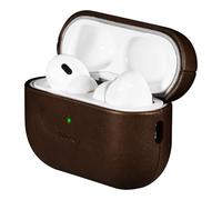 Belemay Handcrafted Full-Grain Vegetable-Tanned Leather Case for AirPods Pro 3rd Gen (2025), Two-Tone Effect, Natural Patina, Compatible with MagSafe, Compatible with Airpods Pro 3, Bourbon Brown