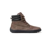 BeLenka Nevada Neo Ankle Boots Brown Nubuck Leather / Barefoot Shoes with Deep Grip Sole, chocolate, 8 UK