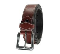 BelePala Men's Belts Leather Big and Tall Belts for Men Dress Jeans 36 to 82 IN, Charming Brown, 59"(Waist: 52"-55")