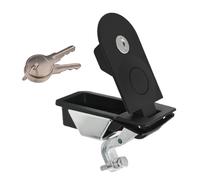 beler 35MM Black Compression Flush Mount Push Lock Door Latch for RV Camper Trailer Caravans Tool Box Boats
