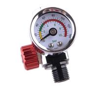 beler Air Control Pressure Gauge Compressor Regulator Fit for Devilbiss Iwata 0-140 PSI Spray Tool