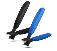 BELEVO Toe Nail Clippers for Thick Nails, 2 Pcs Sharp Toenail Clippers 10mm Wide Jaw Fingernail Toe Nail Clipper with Curved Stainless-Steel Blades, Podiatry tools for Fingernail Trimming Toenail Care