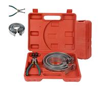 BELEY Auto Engine Piston Ring Compressor Tool with 1PC Plier and 14PCS Piston Rings(62-145mm/2.44-5.71in) Automotive Replacement Engine Piston Rings for Repair Removal Cars Trucks Engine