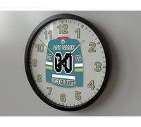 BELFAST GIANTS 10 INCH (25cm) ICE HOCKEY WALL CLOCK - EIHL PERSONALISED ICE HOCKEY GIFTS - SELECT ANY PLAYER OR YOUR OWN NAME AND NUMBER TO BE PRINTED ONTO OUR HOCKEY CLOCKS!
