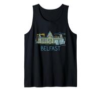 Belfast Northern Ireland Travel Souvenir City Landmark Gift Tank Top