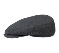 Stetson Belfast Silk Visor Men Flat Cap Made in EU Sun Protection 40+ Herringbone Ivy Hat Spring Summer