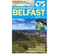 Belfast ~ The Outstanding All Weather Discoverer Map 15 with free distance ruler