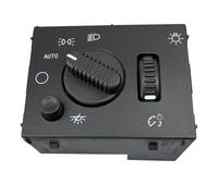BELGEMAY Headlight Dimmer Switch with Green LED for 2003-2007 Chevy Silverado/Suburban/Tahoe, GMC Sierra/Yukon, Cadillac Escalade (Replaces D1595G, 15194803, 19381535) + Free Pry Tool