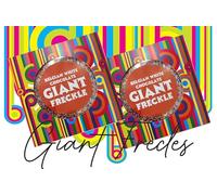 Belgian Chocolate Giant Freckles With Multi Coloured Sprinkles (WHITE CHOCOLATE)