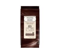Belgian Dark Chocolate Callets - 10kg - 54.5% Cocoa for Baking, Desserts, Beverages, and Confectionery - Halal, Vegetarian, Sustainable Cocoa