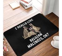 Belgian Dog Owner Shepherd Gift Men Belgian Malinois Anti-slip Doormat Floor Mat Carpet Rug for Kitchen Entrance Footpad Mats