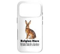 Belgian Hare My Rabbit Thinks He Is A Racehorse Case for iPhone 17 Pro