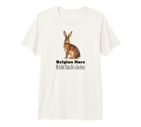 Belgian Hare My Rabbit Thinks He is A Racehorse Premium T-Shirt