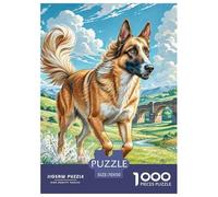 Belgian Malinois 1000 Piece Jigsaw Puzzles for Adults Challenge High Difficulty Cute Pet Dog Home Decors Family Puzzle Game Birthday Gifts 70x50cm/1000pcs