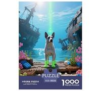 Belgian Malinois 1000 Pieces Jigsaw Puzzles Cute Pets Jigsaw Puzzles for Kids Staycation Kill Time Home Decoration Birthday Gifts Age 14+ ForAdults 38x26cm/1000pcs