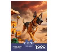 Belgian Malinois 1000 Pieces Jigsaw Puzzles Cute Pets Puzzle for Adults Creative Wall Decoration Birthday Gifts Age 14+ ForAdults 38x26cm/1000pcs