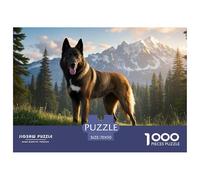 Belgian Malinois 1000 Pieces Jigsaw Puzzles For Adults Family Challenge Toys Stress Relieving Entertainment Cultivate The Spirit of Teamwork for Family Decorations 70x50cm/1000pcs