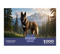 Belgian Malinois 1000 Pieces Premium Jigsaw for Adults Quirky, Abstract Design, Fun Details, Educational, Challenging Puzzle Games 70x50cm/1000pcs