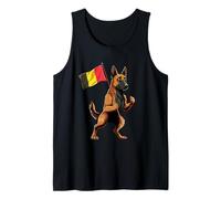 Belgian Malinois Belgium Flag Tank Top