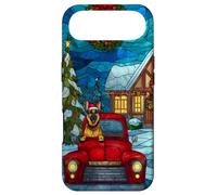 Belgian Malinois Christmas Dog Red Truck Holiday Case for iPhone Air