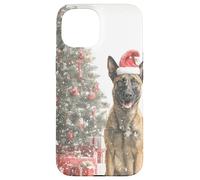 Belgian Malinois Dog Christmas Art Holiday Case for iPhone 15