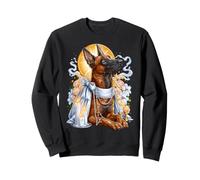 Belgian Malinois Dog Coquette Catholic Sacred Vintage Floral Sweatshirt