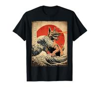 Belgian Malinois Dog Kaiju Monster Japanese Vintage Poster T-Shirt