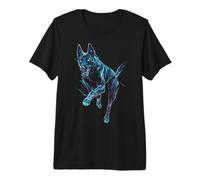 Belgian Malinois Graphic Art Premium T-Shirt