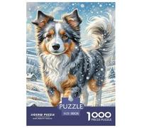 Belgian Malinois Jigsaw Puzzle Adult And Children Beautifully Illustrated Rainy Days Fun Activities Birthday Jumbo Age 12+ for Adults 38x26cm/1000pcs