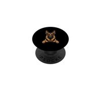 Belgian Malinois Peeking - Belgian Shepherd Dog Owner PopSockets Adhesive PopGrip