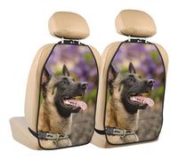 Belgian Malinois Pets Dogs Belgian Malinois,2 Pack Car Seat Kick Mats Back Seat Protector Durable Back Seat Organiser