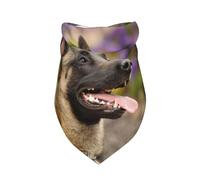 Belgian Malinois Pets Dogs Belgian Malinois,Bib Scarf Triangle Hood Adjustable Pet Scarf Washable Hood Suitable for Small, Medium and Large Dogs and Cats