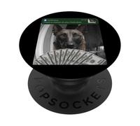 Belgian Malinois There Is Motion At Your Front Door Dog PopSockets Adhesive PopGrip