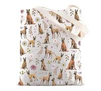 Belgian Malinois Tote Bag Belgian Malinois Lover Gifts Belgian Malinois Mom Gifts Belgian Shepherd Dog Shoulder Bag (Belgian Malinois tg3)
