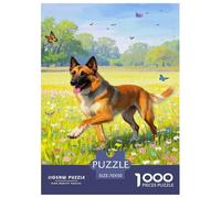 Belgian Malinois1000Pieces JigsawPuzzlesanimal ForAdult Challenging LargePiecePuzzles Age12+byth EducationalGames Uncover The Puzzle 70x50cm/1000pcs