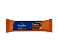 Belgian Milk Chocolate Bars, 6 x Leonidas Fresh Belgian Milk - Salted Caramel 50g Chocolate Bars