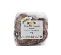 Belgian Milk Chocolate Buttons 250g (BWFO)
