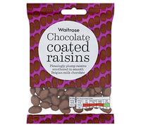 Belgian Milk Chocolate Raisins Waitrose 150g